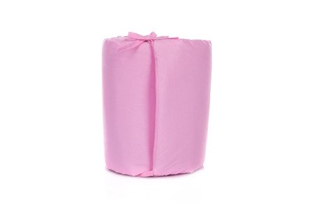 Ochraniacz do kołyski różowa bawełna 25x135 cm